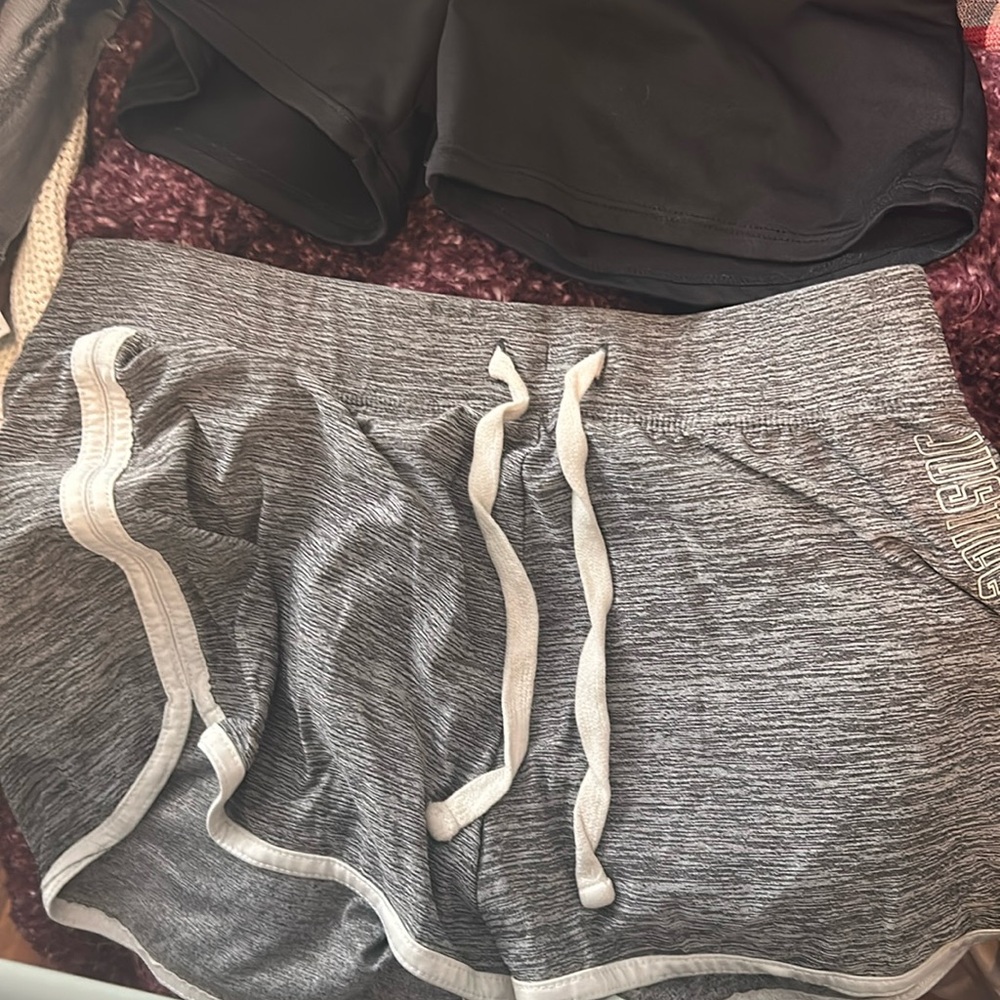 Justice active gray shorts 14/16